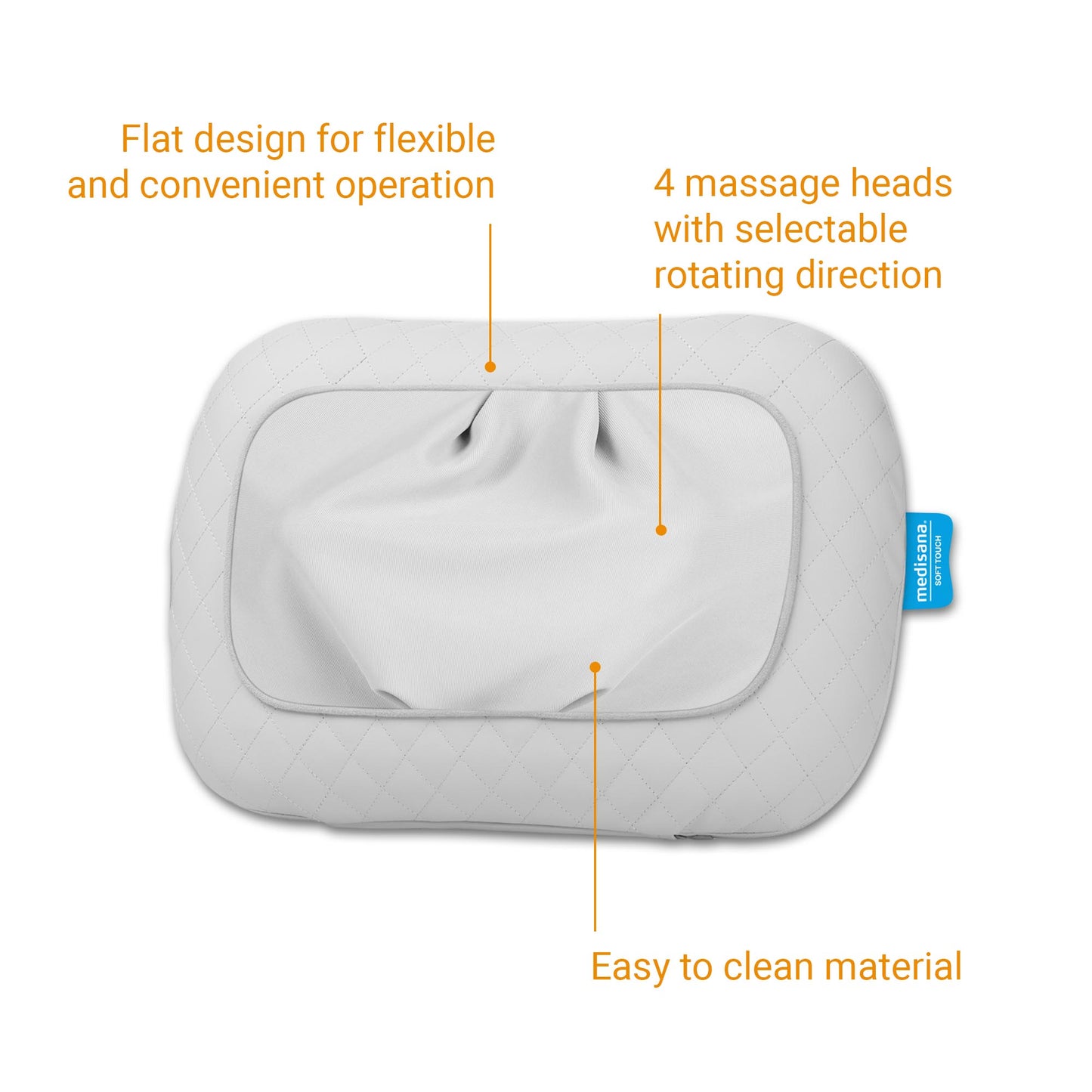 Massagekudde MCG 800 - Silver