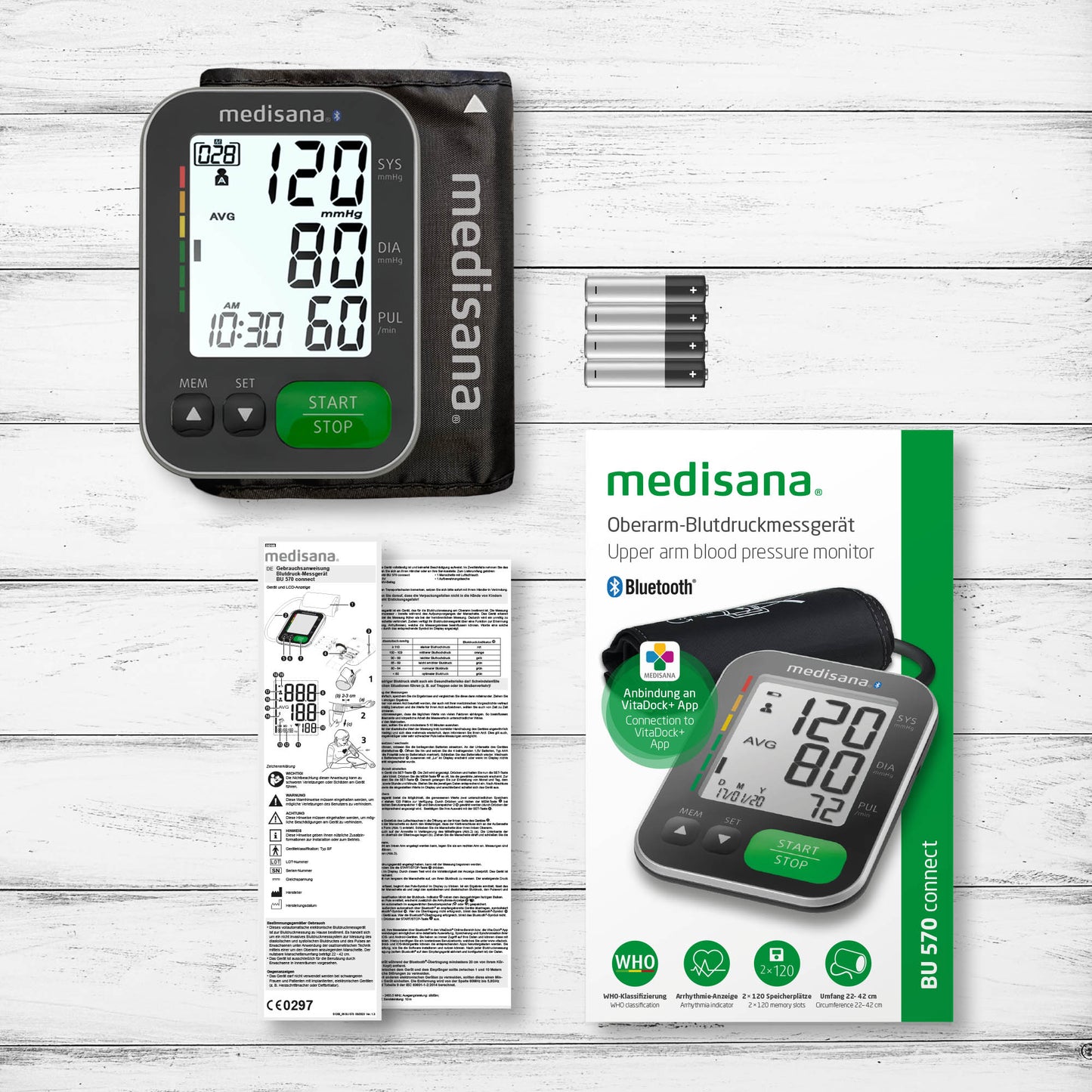 Blodtrycksmätare BU 570 Connect - Svart