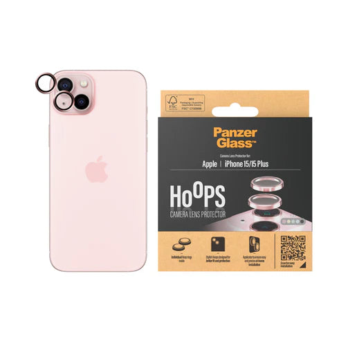 PanzerGlass Apple iPhone 15 / 15 Plus Pink Hoops