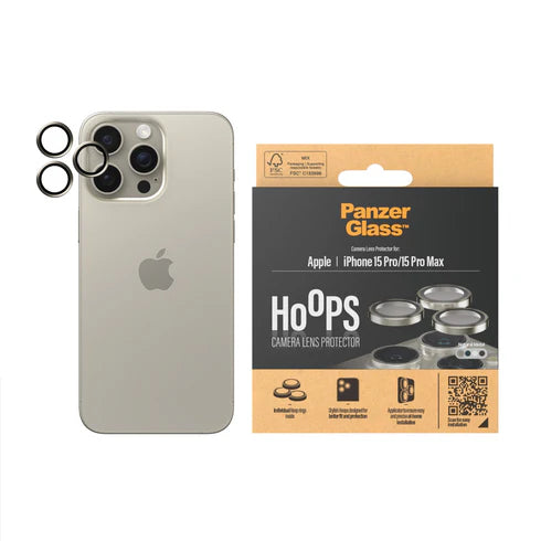 PanzerGlass Apple iPhone 15 Pro /15 Pro Max Natural Metal Hoops