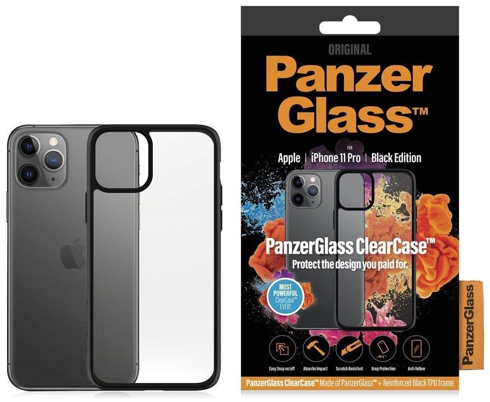 PanzerGlass Apple iPhone 11 PRO  Black Edition ClearCase