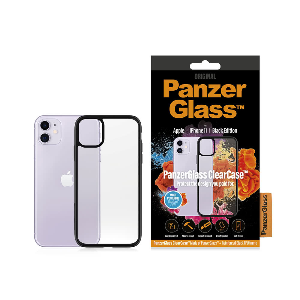 PanzerGlass Apple iPhone 11  Black Edition ClearCase
