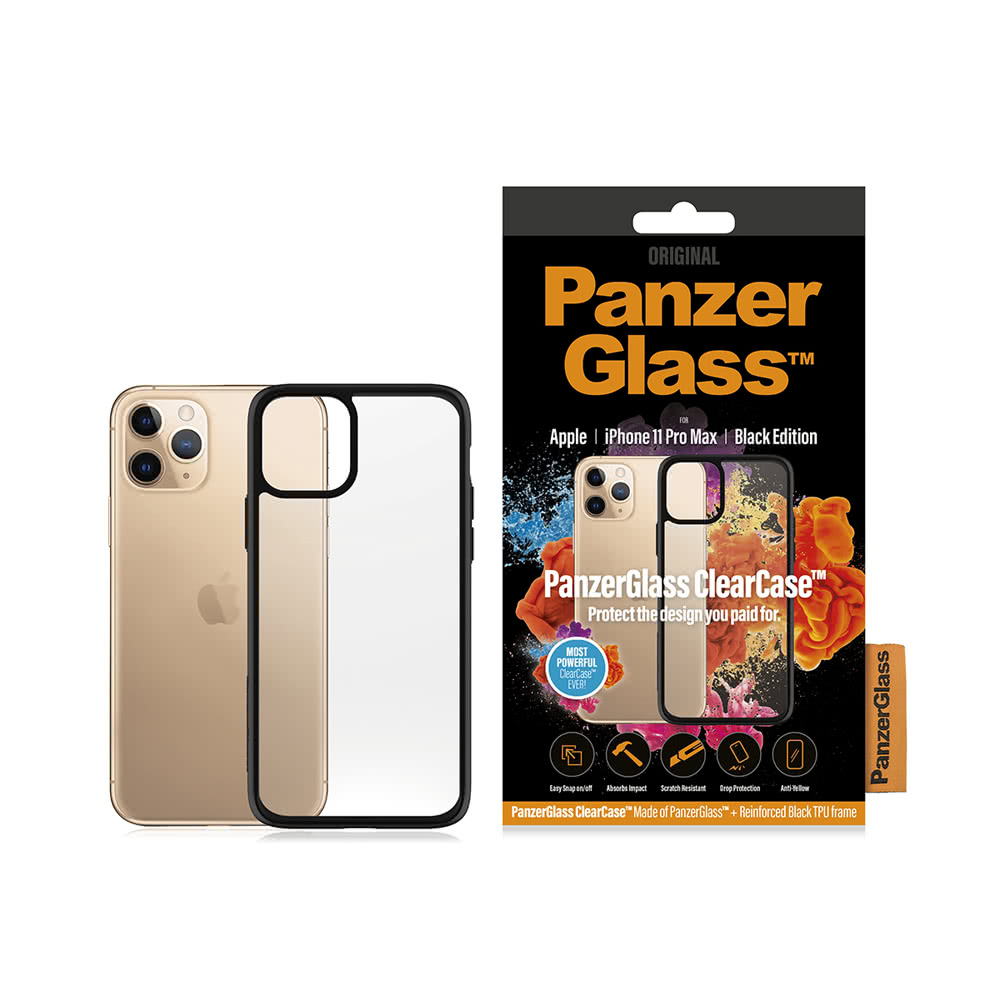 PanzerGlass Apple iPhone 11 Pro Max Black Edition ClearCase