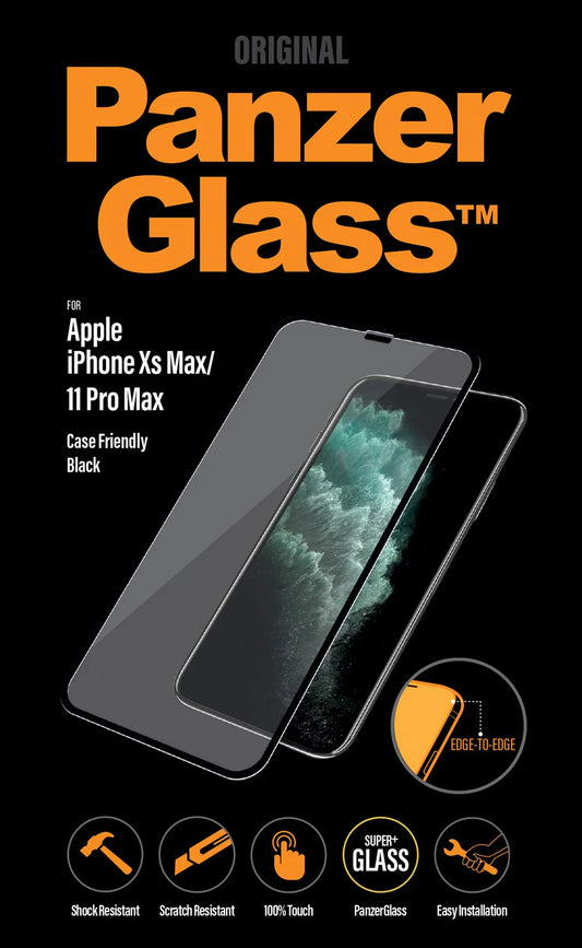 PanzerGlass - Apple iPhone Xs Max/11 Pro Max Case Friendly Black