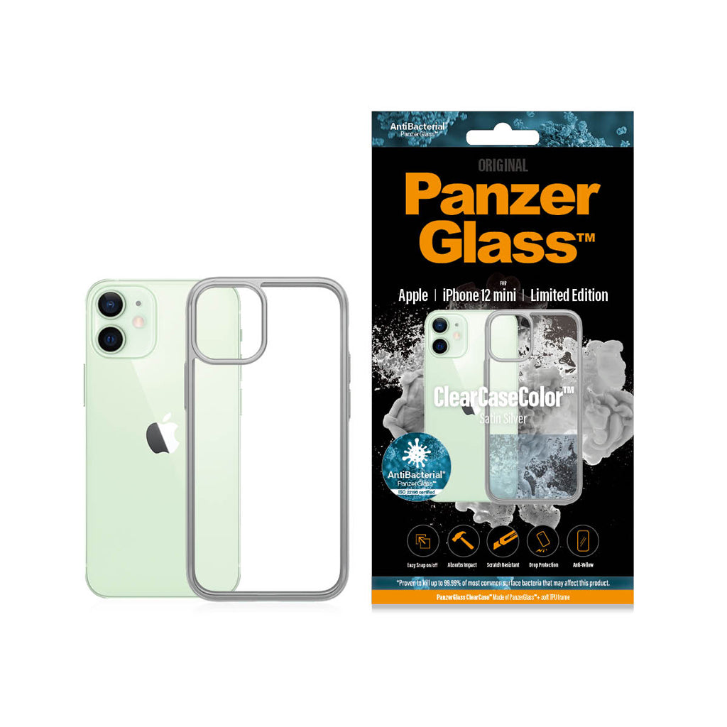 PanzerGlass Apple iPhone 12 mini LE Satin Silver ClearCaseColor