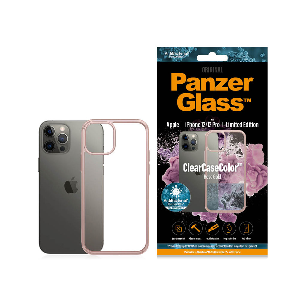 PanzerGlass Apple iPhone 12/12 Pro LE Rose Gold ClearCaseColor