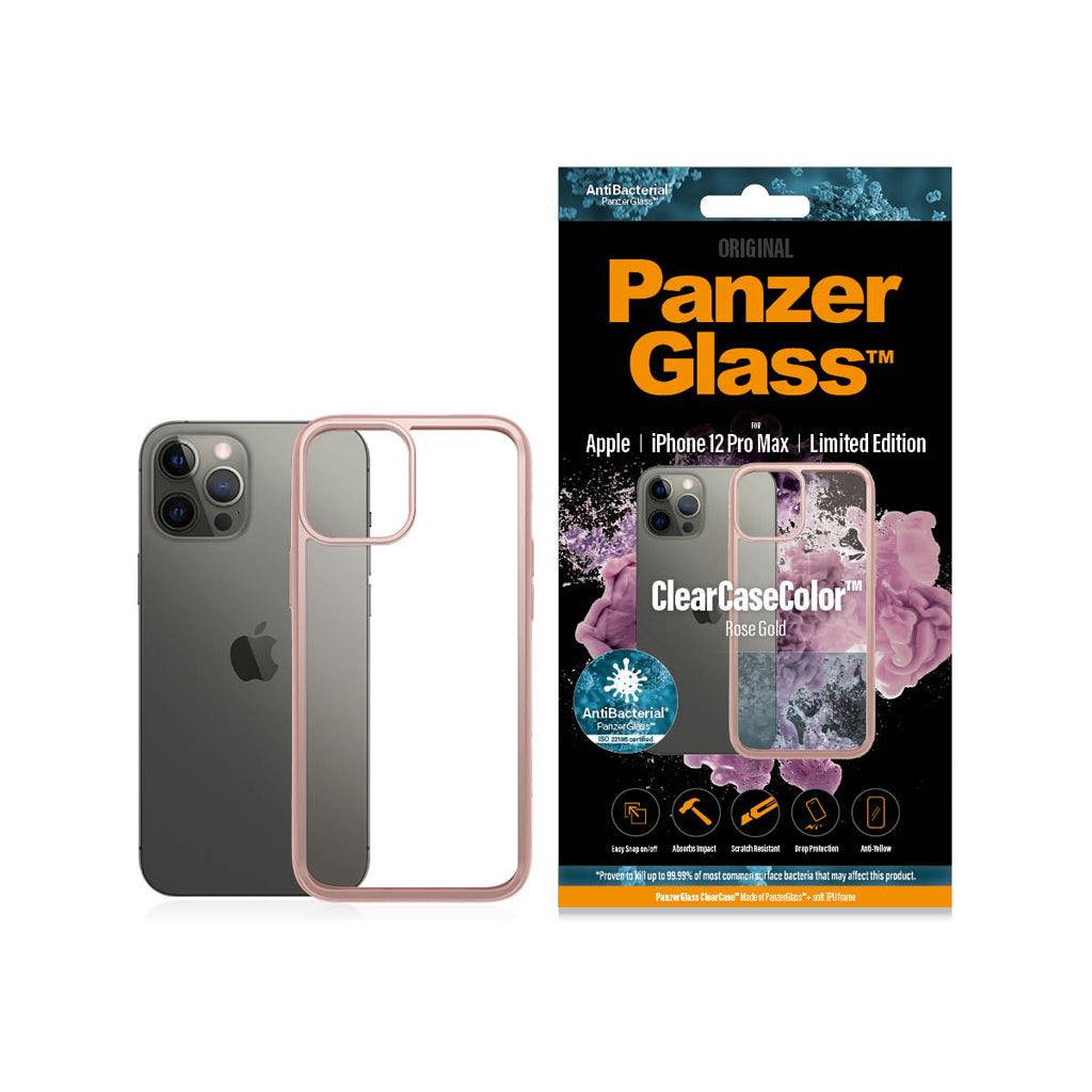 PanzerGlass Apple iPhone 12/12 Pro Max LE Rose Gold ClearCaseColor