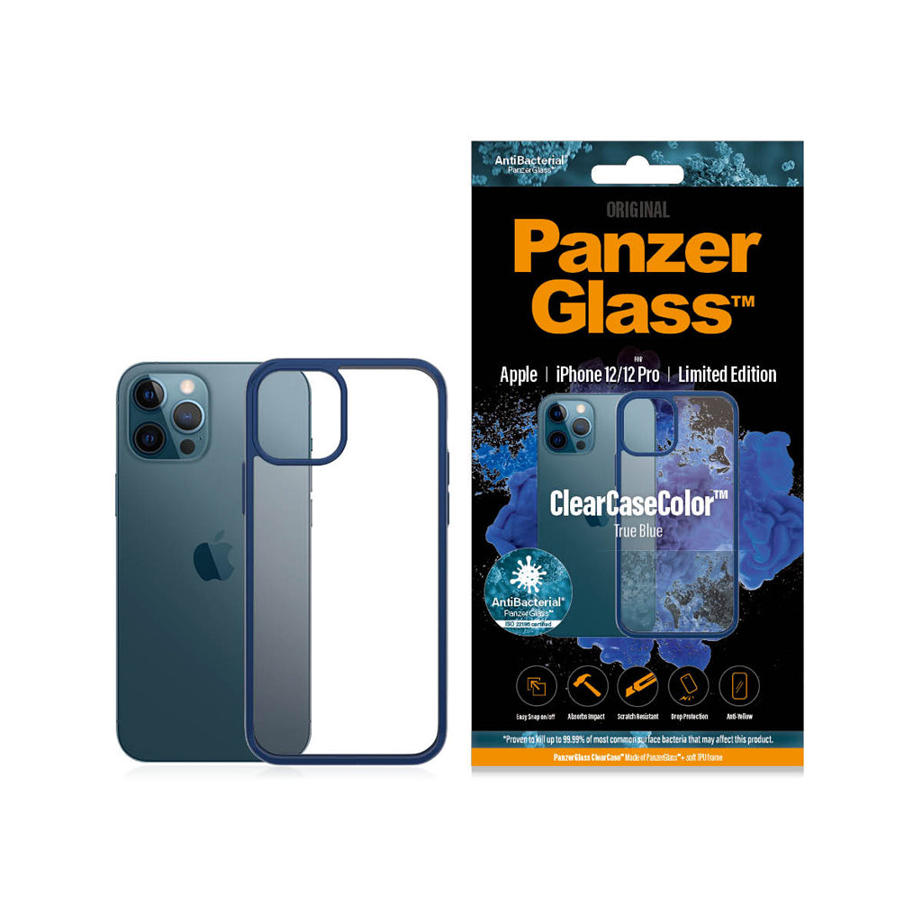 PanzerGlass Apple iPhone 12/12 Pro LE True Blue ClearCaseColor