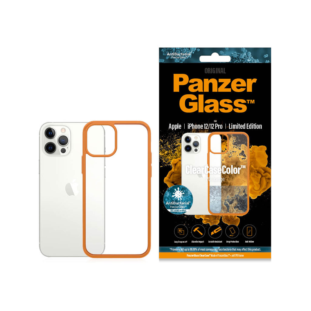 PanzerGlass Apple iPhone 12/12 Pro LE PG Orange ClearCaseColor