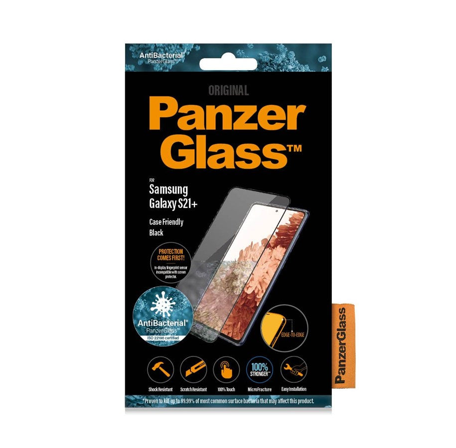 PanzerGlass - Samsung Galaxy S21+ Case Friendly, Black