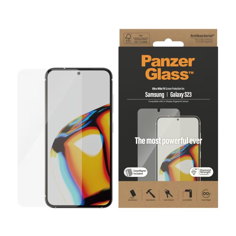 PanzerGlass Samsung Galaxy S23, w. Aligner