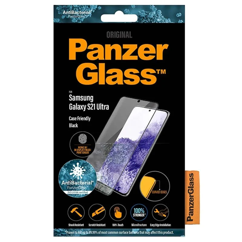 PanzerGlass - Samsung Galaxy S 21 Ultra Case Friendly Black