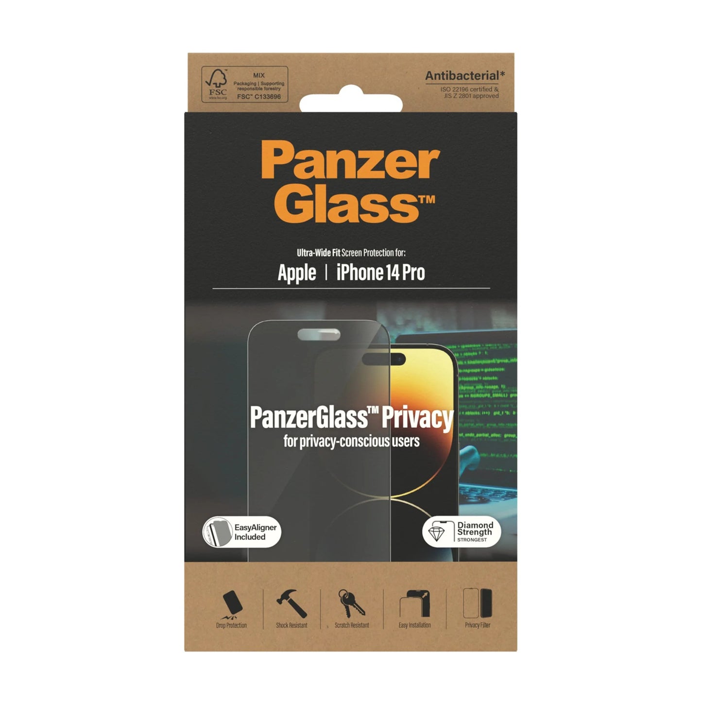 PanzerGlass Apple iPhone 14 Pro UWF, Privacy