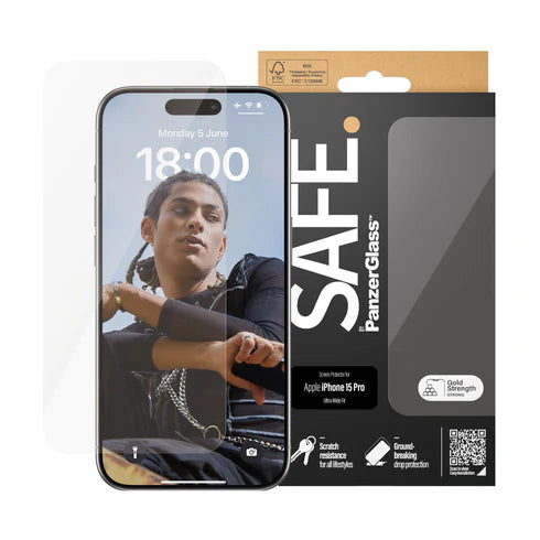 PanzerGlass - Apple iPhone 15 Pro Screen Protector