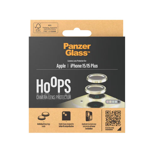 PanzerGlass Apple iPhone 15 / 15 Plus Yellow Hoops