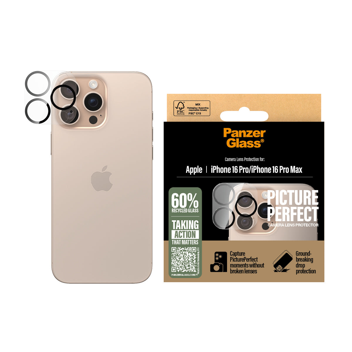 PanzerGlass Apple IPhone 16 Pro / iPhone 16 Pro Max PP Picture Perfect