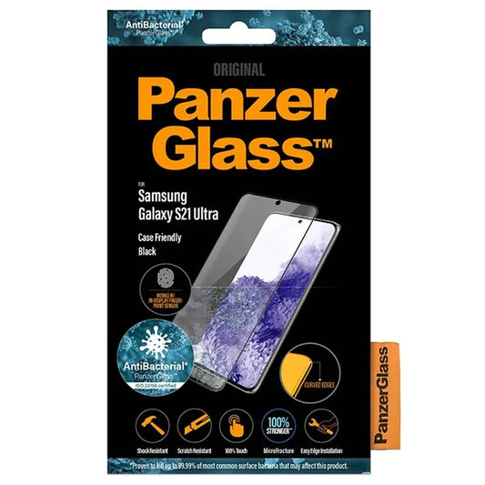 PanzerGlass - Samsung Galaxy S 21 Ultra Case Friendly Black