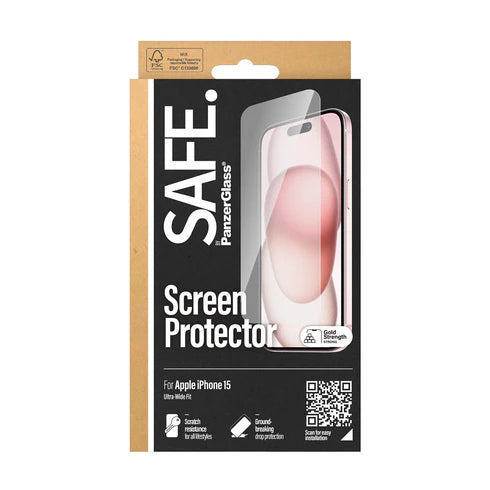 PanzerGlass - Apple iPhone 15 Screen Protector