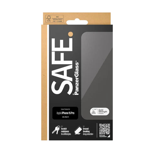 PanzerGlass - Apple iPhone 15 Pro Screen Protector