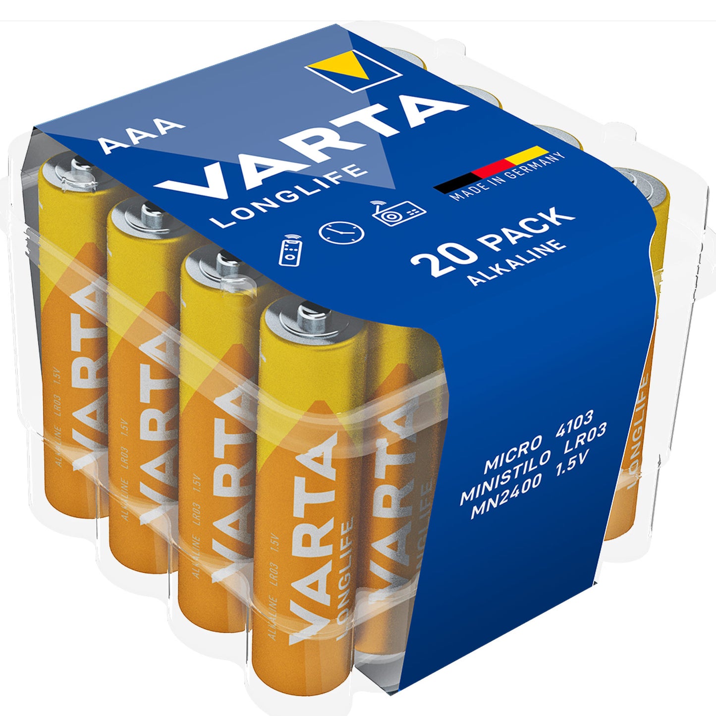 Longlife AAA / LR03 Batteri 20-pack