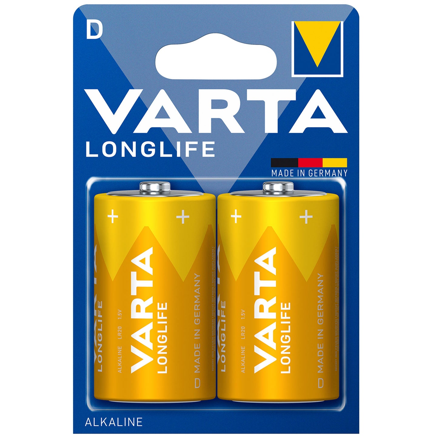 Longlife D / LR20 Batteri 2-pack