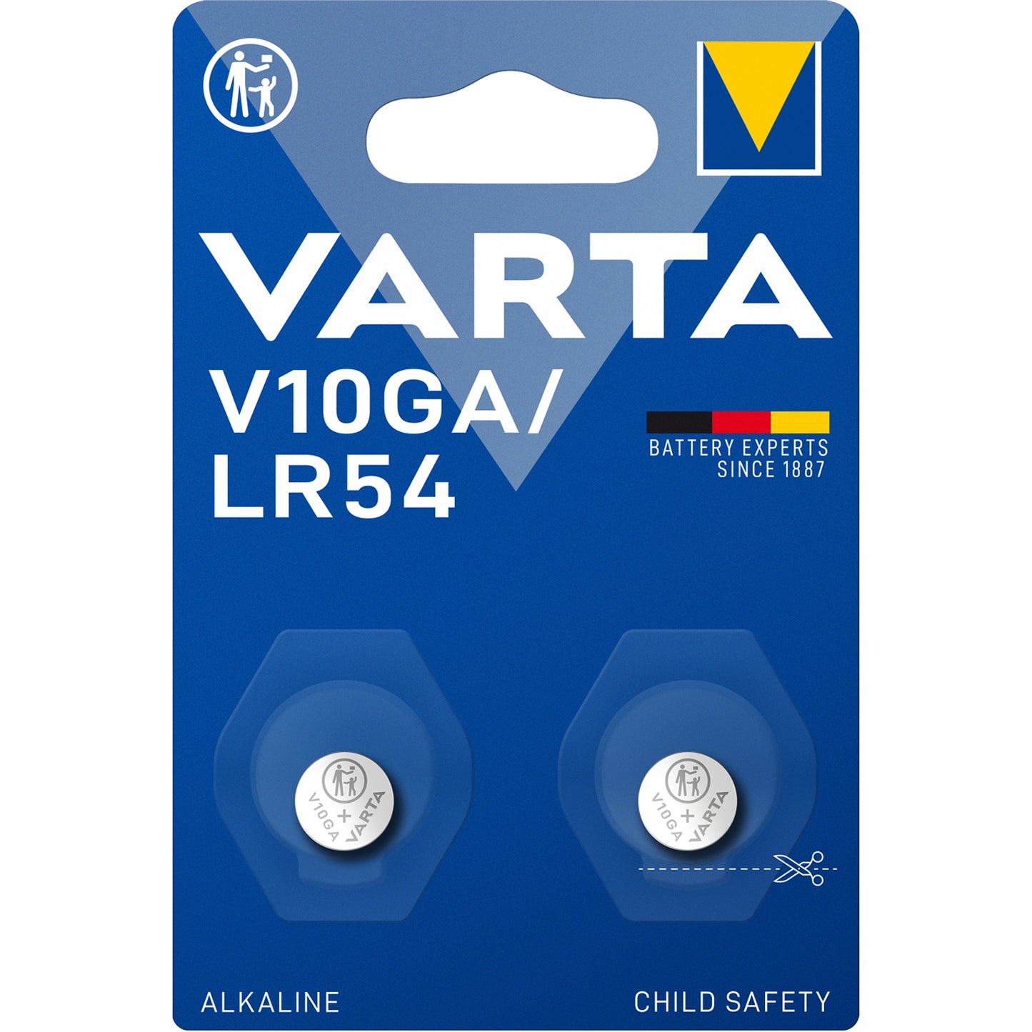 V10GA / LR54 1,5V Alkaline Batteri 2-pack